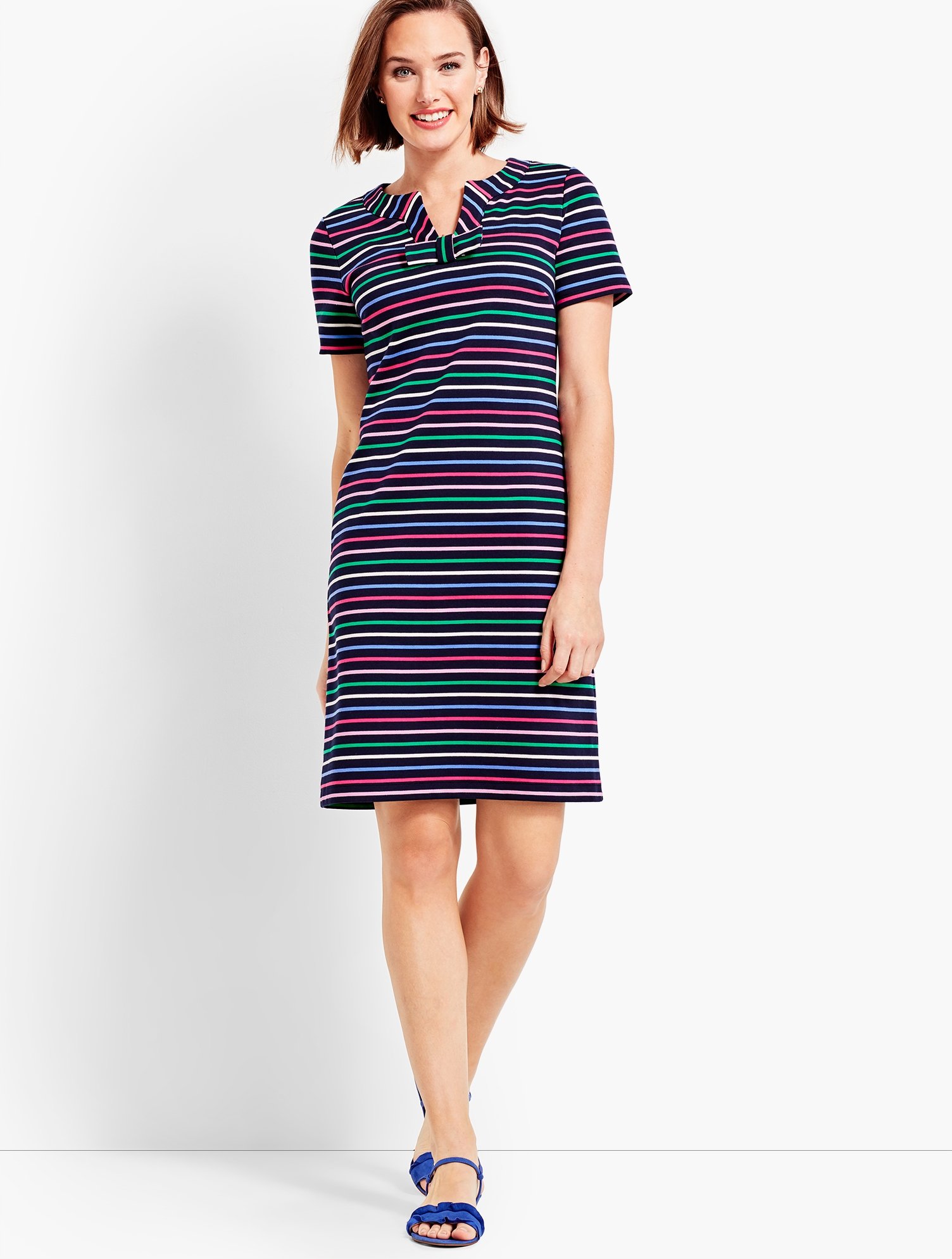 Bow-Front Shift - Stripe