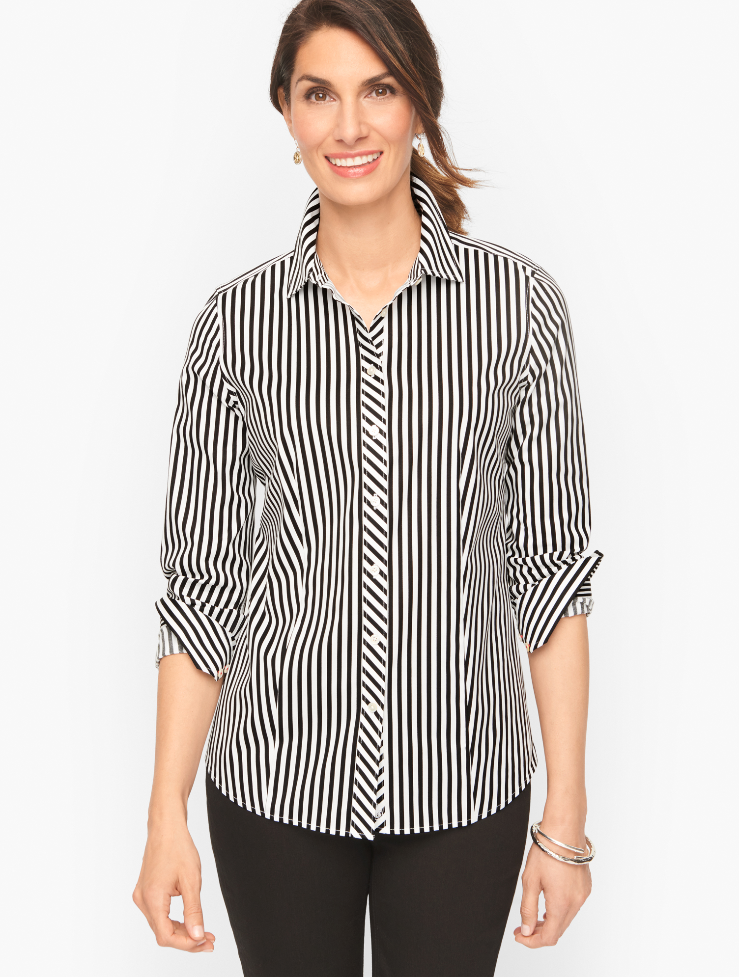 【cale カル】COTTON STRIPE B/D SHIRT CORDERA-Organic-Cotton-Striped