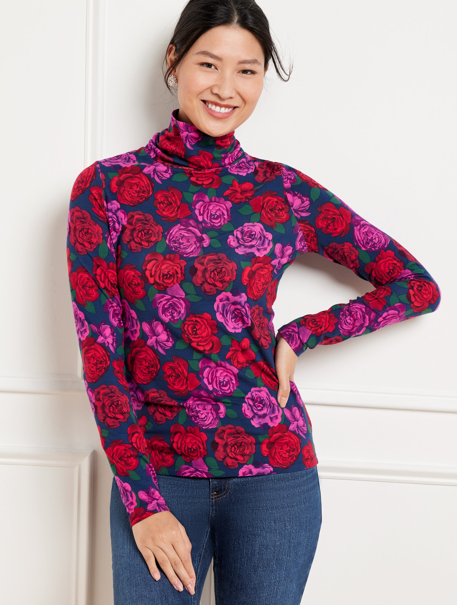Classic Turtleneck - Imperial Petals