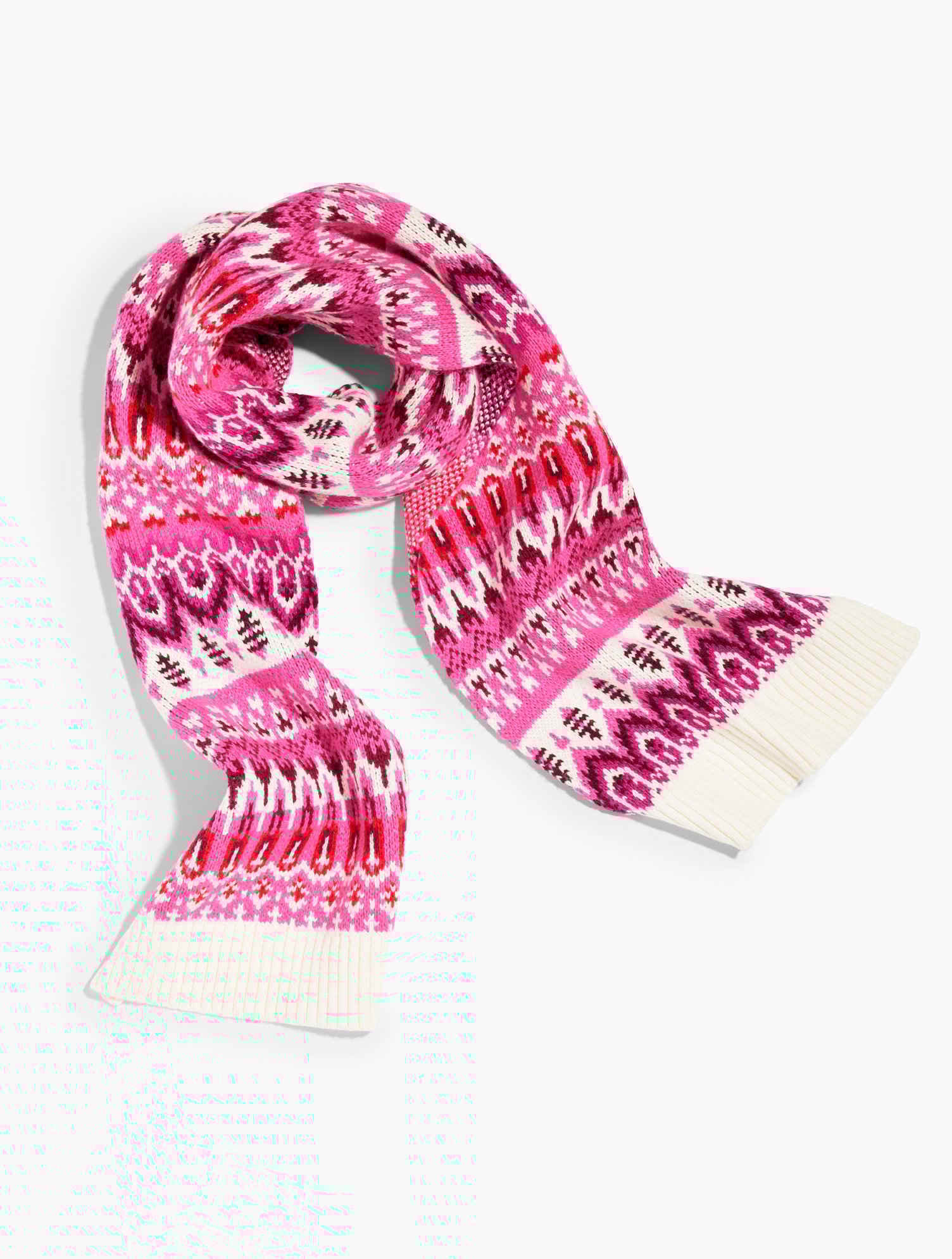 Modern Fair Isle Scarf