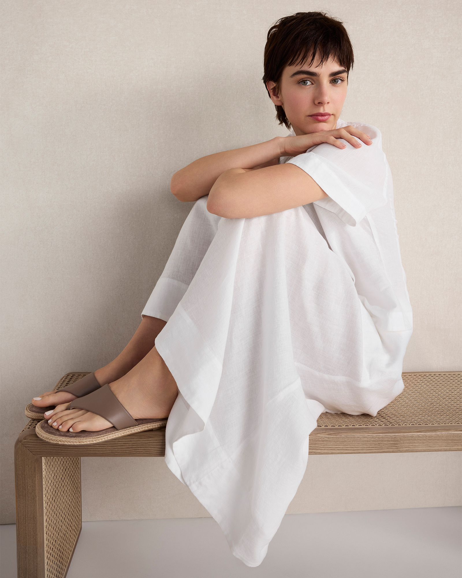 Leather Espadrille Sandals
