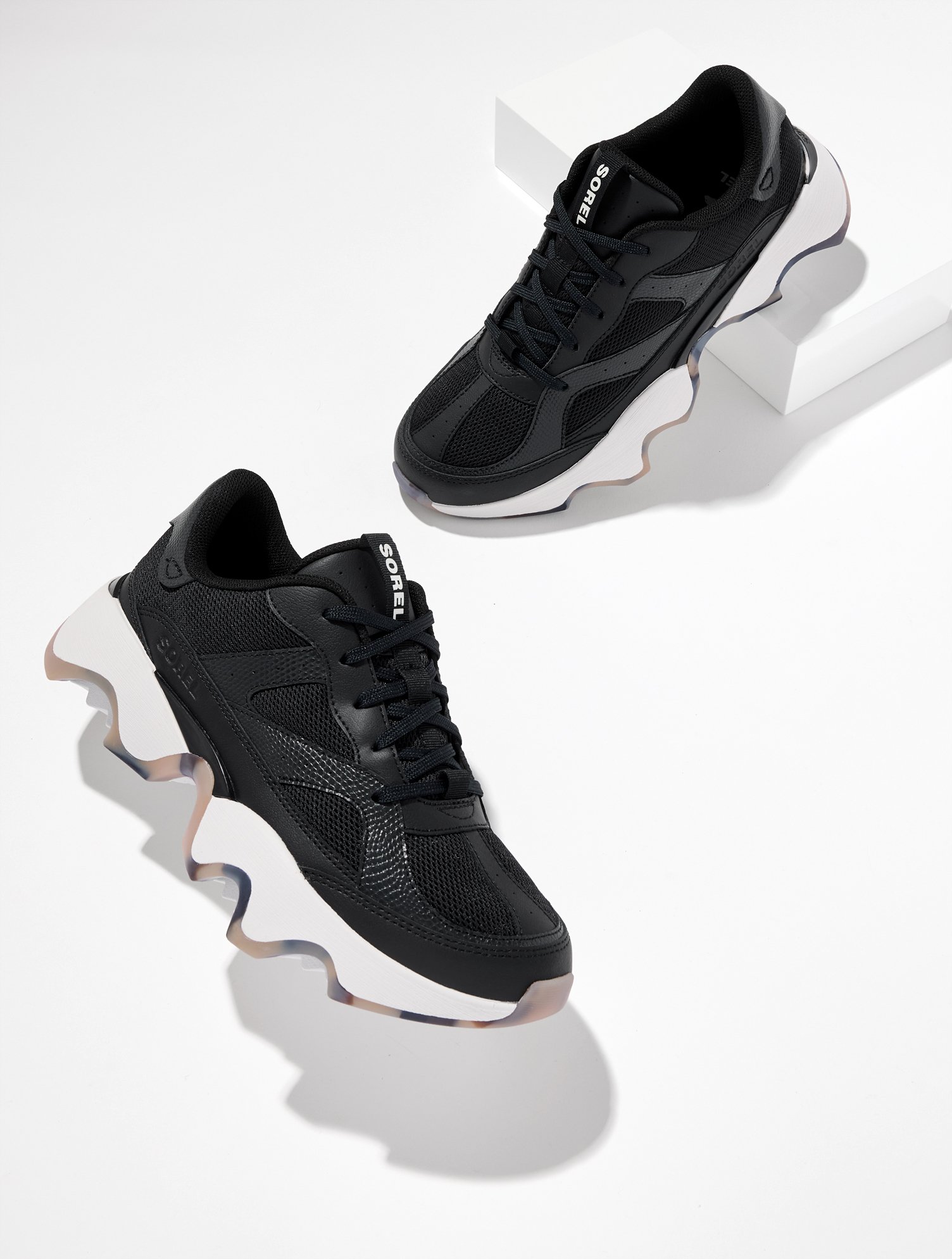 Sorel Leather Mesh Kinetic™ Array Sneakers