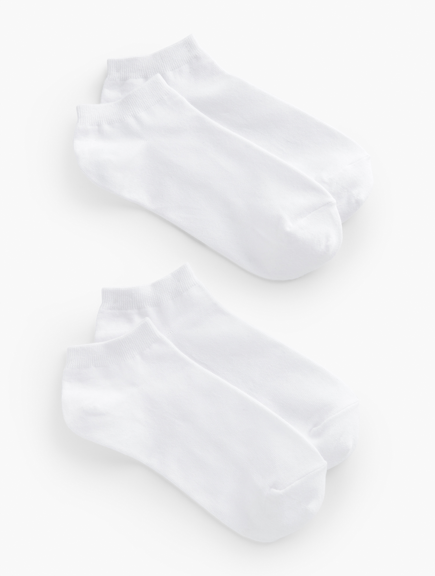Talbots Two Pair Ankle Socks - White - 001