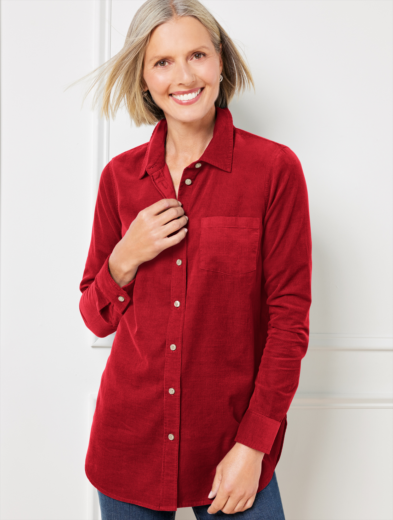 Boyfriend Shirt - Corduroy | Talbots