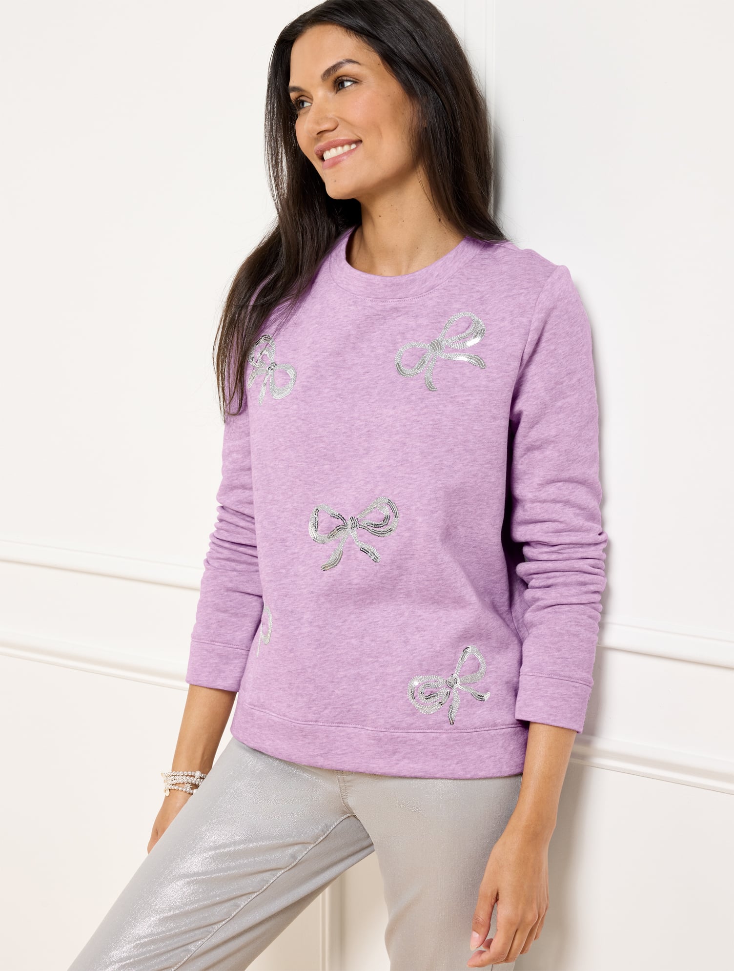 Lace Turtleneck Pullover | Talbots