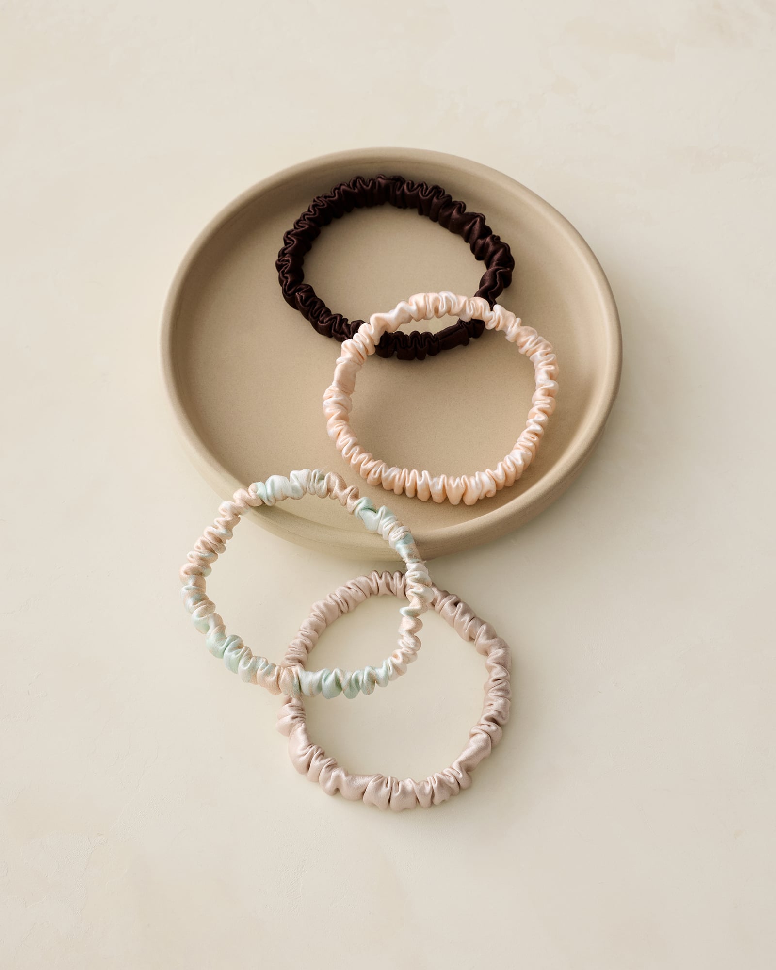 Washable Silk Hair Ties — Multi - thumbnail 5