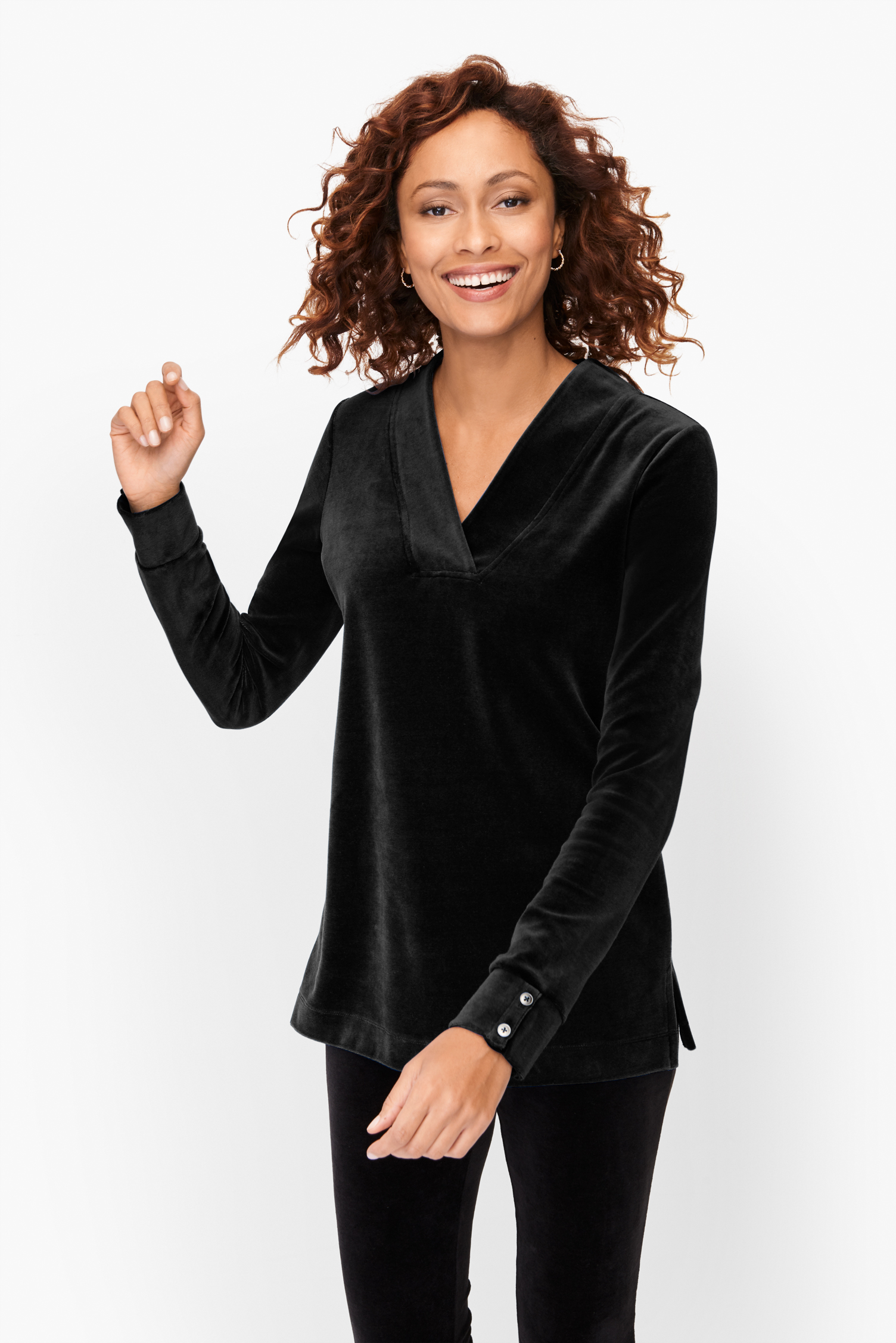 トップス the virgins heart charm velvet zip CLOTHING - theVirgins