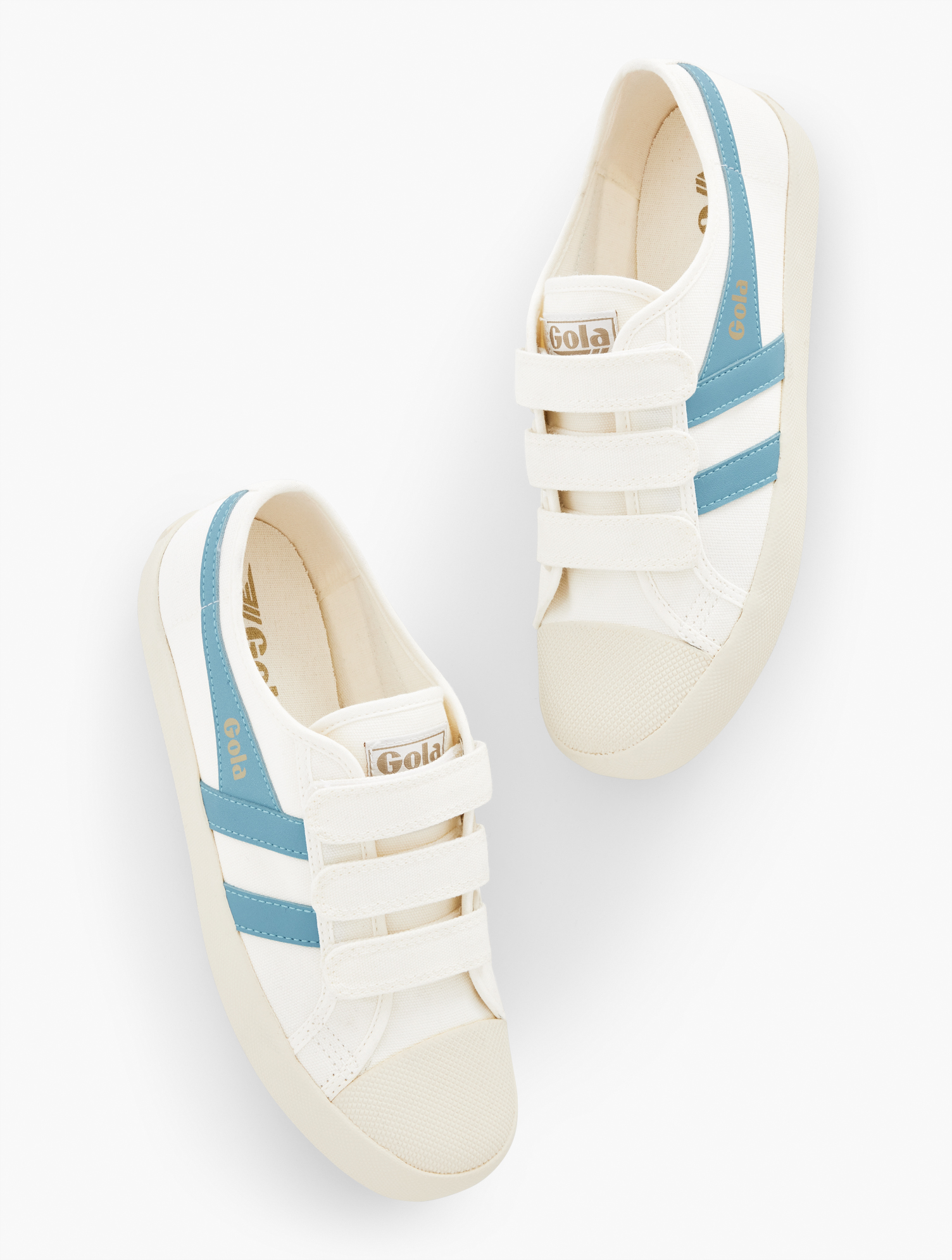 Talbots Golaâ® Coaster Strap Sneakers - White/powder Blue - 6m  In White,powder Blue