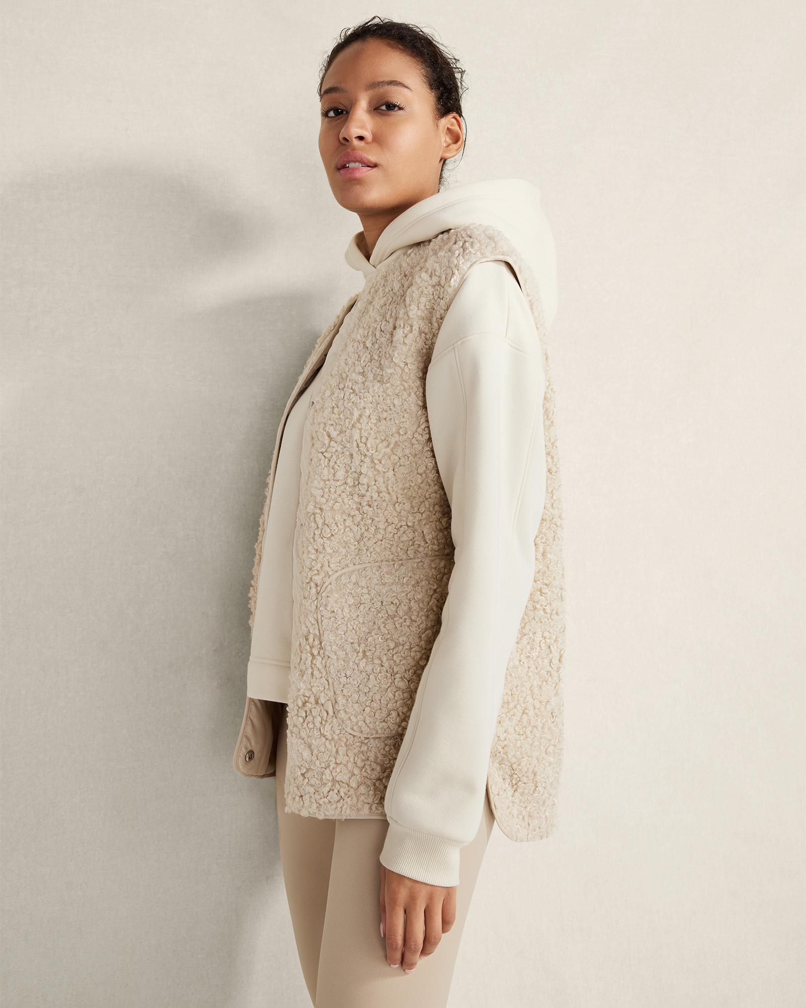 Sherpa Button-Front Vest | Haven Well Within