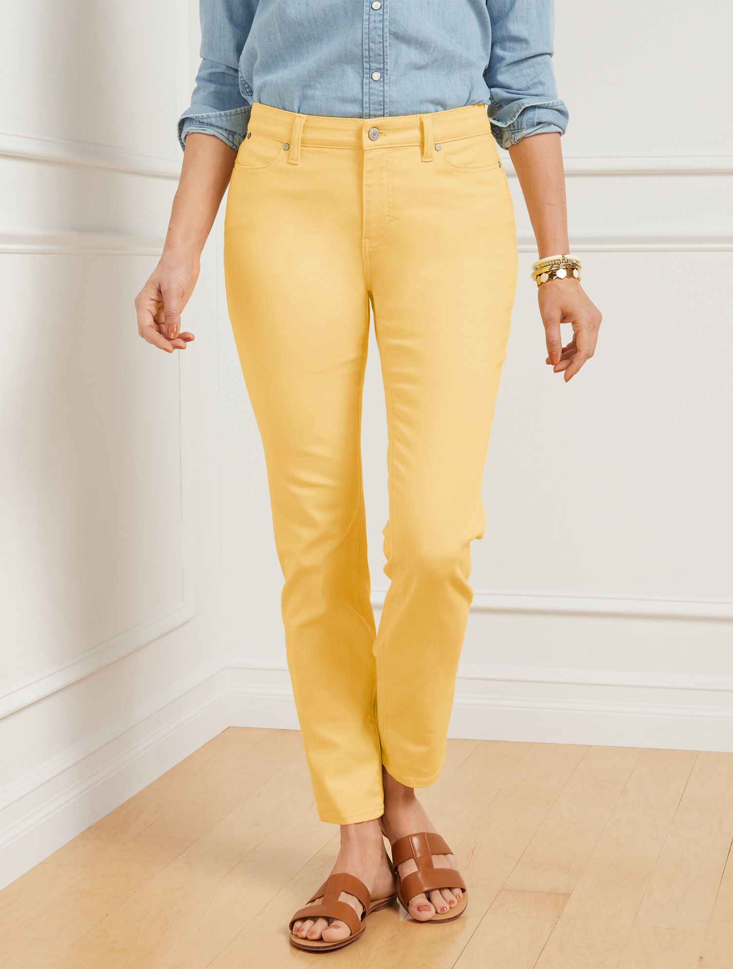 Talbots Slim Ankle Jeans - Colors - Daisy - 22