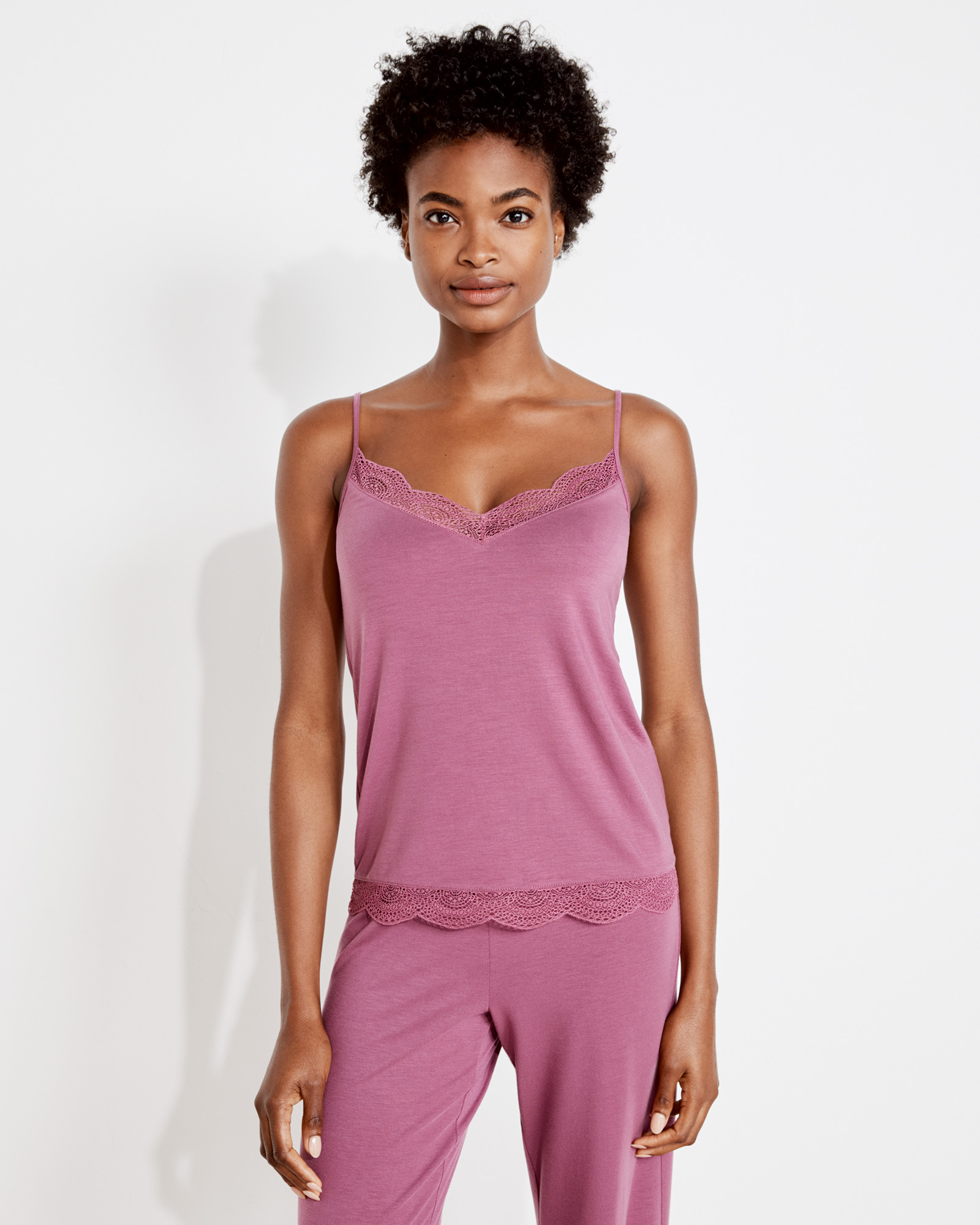 未使用　josemoon LACE TRIM CAMI Lace Trim Cami | FBM