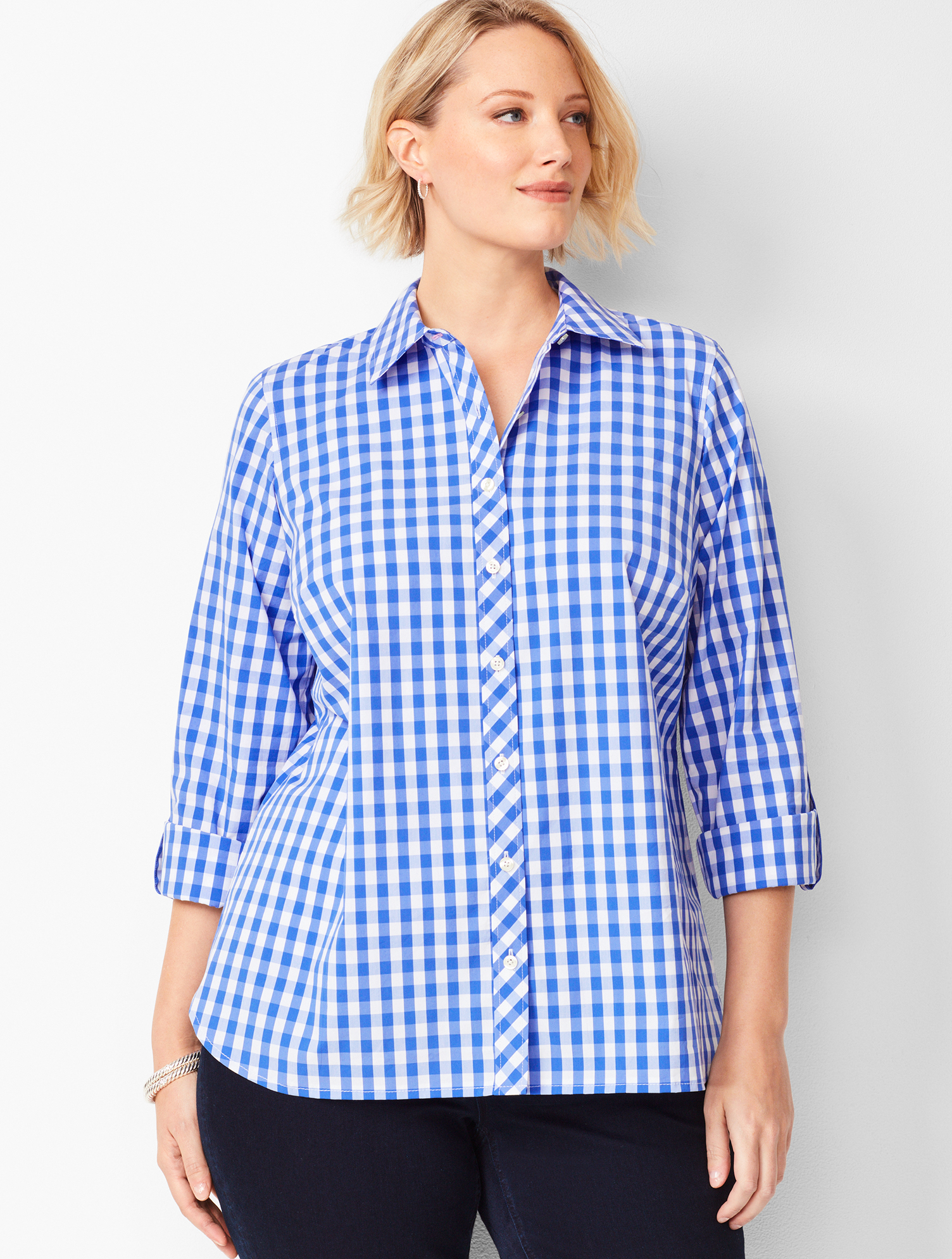 Classic Cotton Shirt - Gingham | Talbots