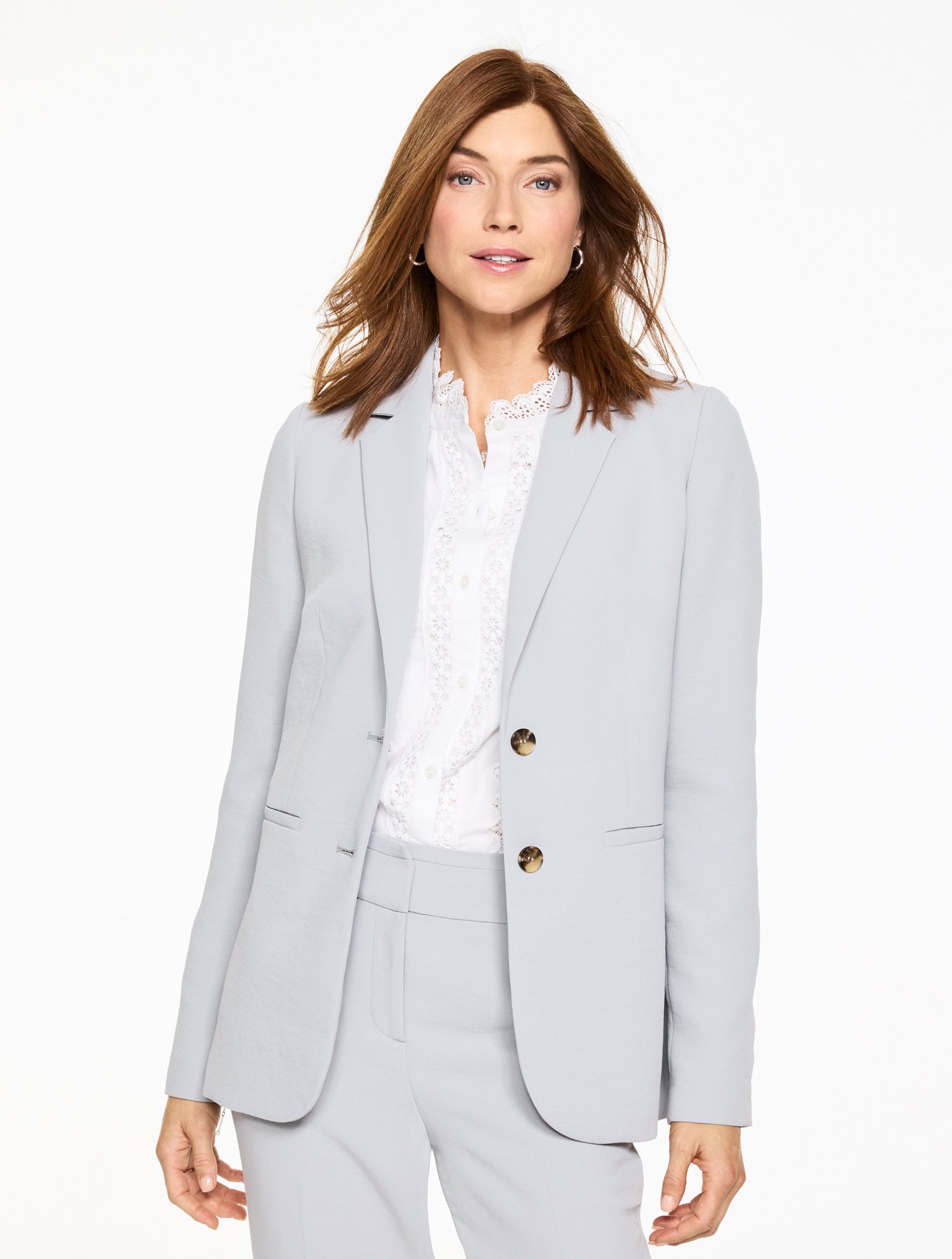 Polished Crepe Blazer