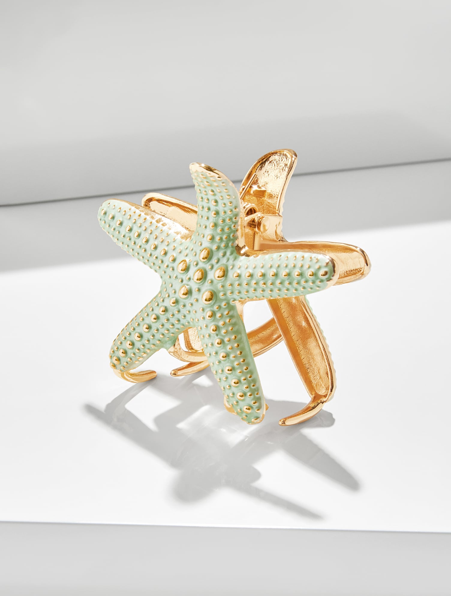 Starfish Hair Clip - Turquoise Blue - 001 Talbots 25$