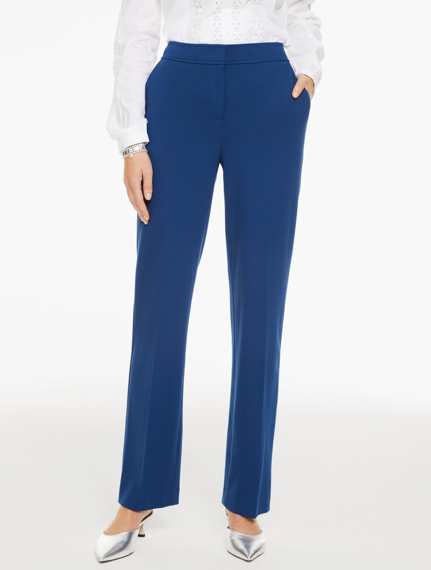 denim dress pants womens  Front General Store Chambray Pull On Pants |