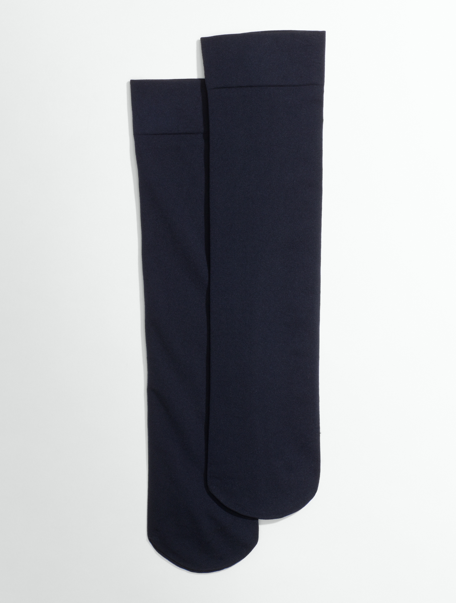 Talbots Microfiber Trouser Socks - Navy Blue - 001