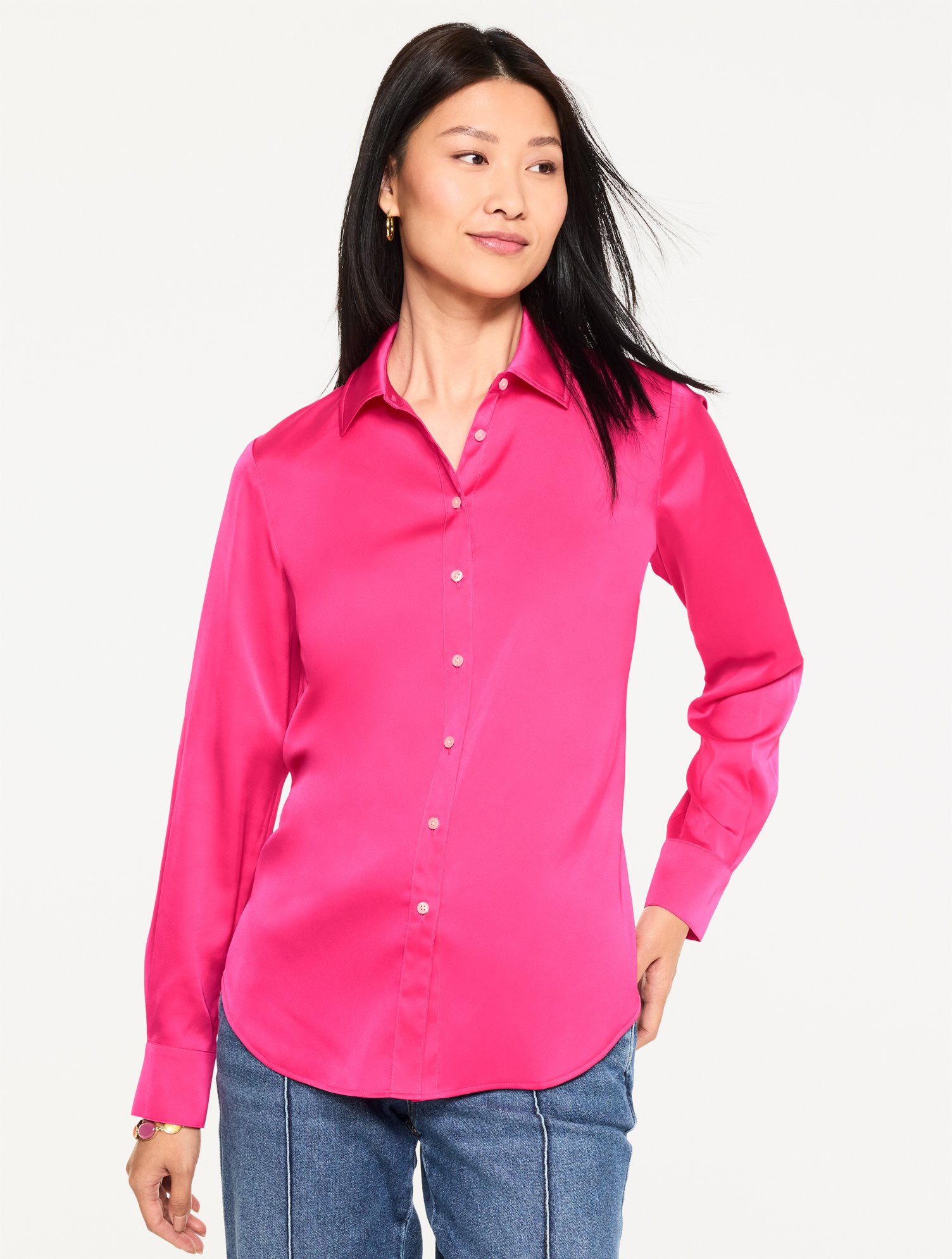 Soft Satin Charmeuse Shirt