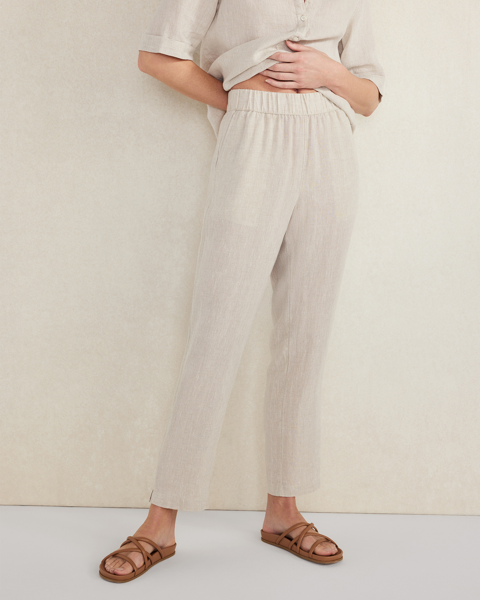 Linen Tapered Pants | Haven Well Within