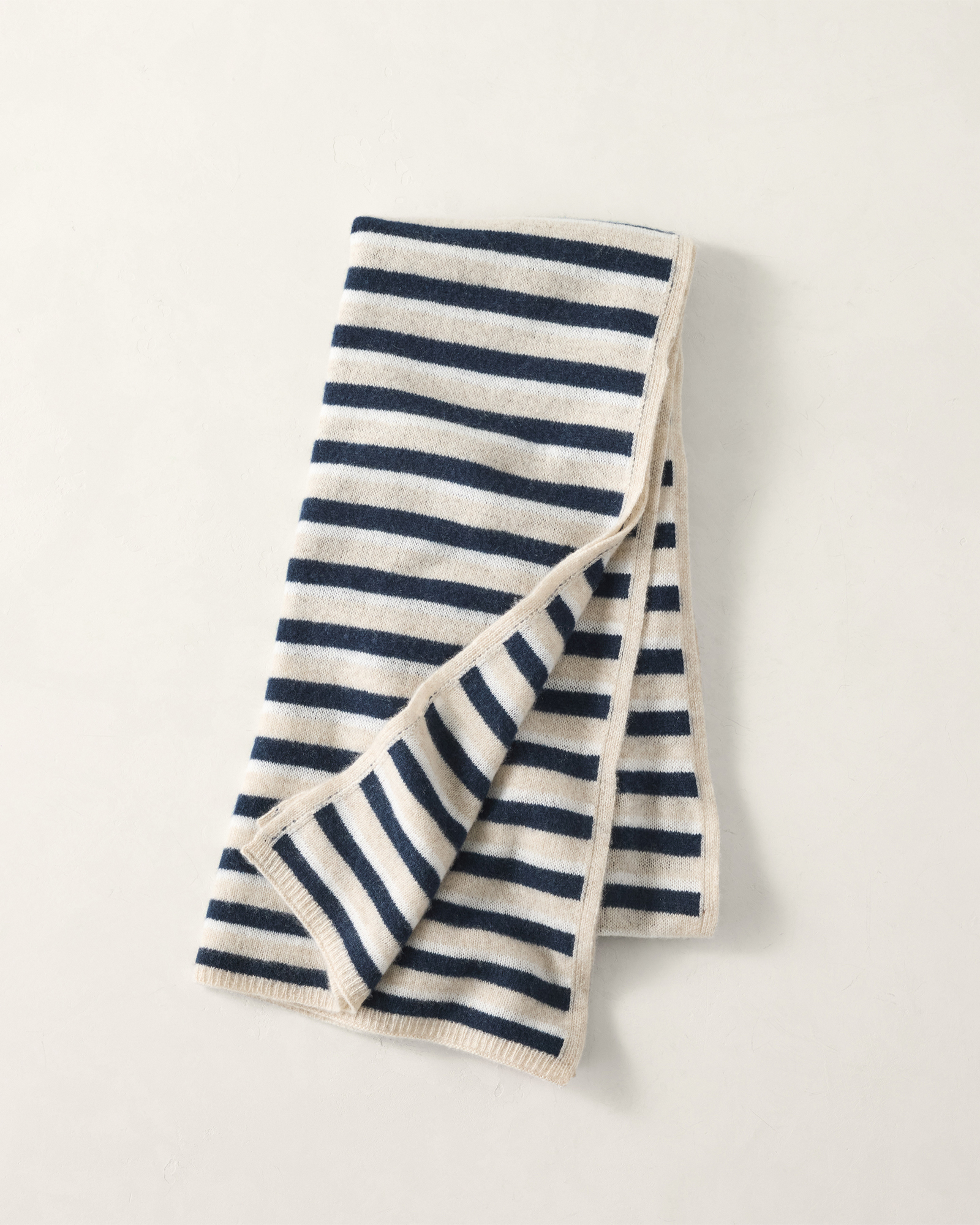 Cashmere Striped Scarf - thumbnail 9