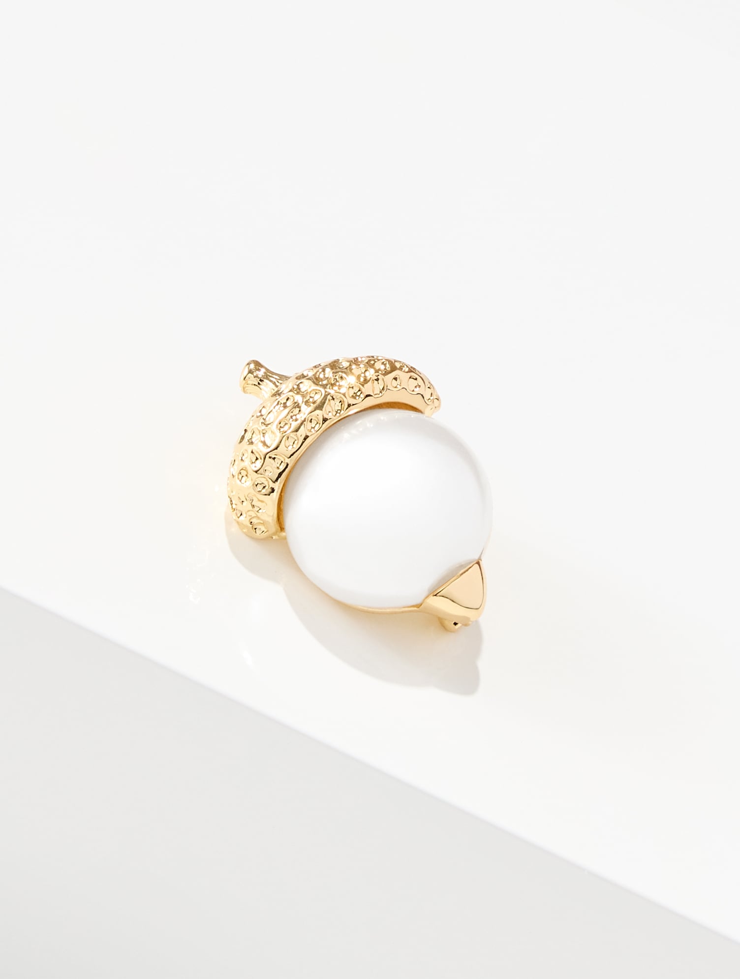 Pearl Acorn Brooch