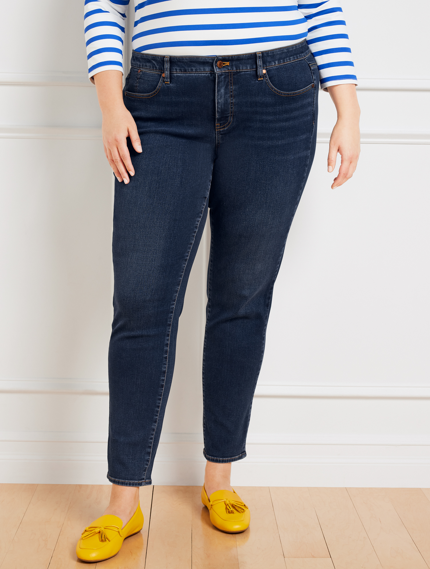 Talbots Plus Exclusive Slim Ankle Jeans - Providence Wash - 22