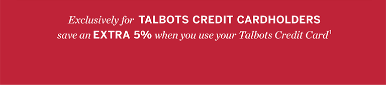 The biggest sale of the season. Talbots semi-annual red door sale. In stores and online. 40% off all markdowsn  + extra 15% off.