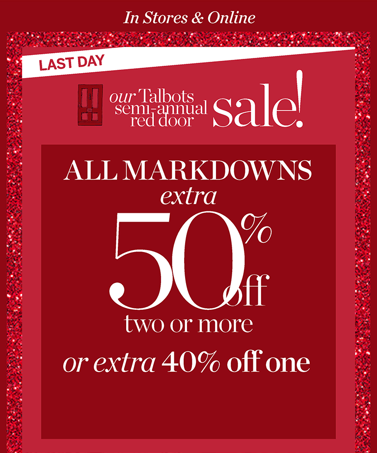 Clearance and Markdowns