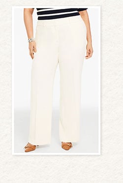 Pants Plus Wide Leg
