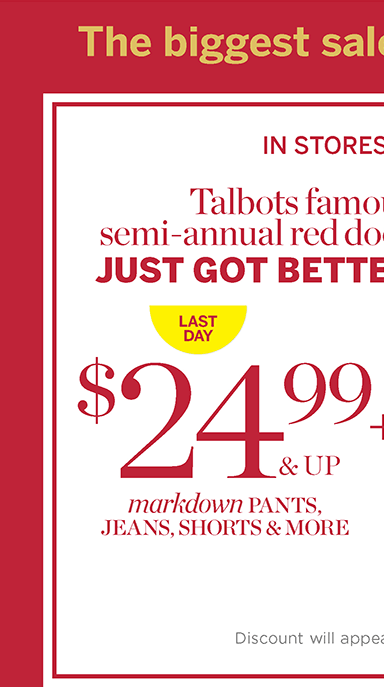 $24.99 & UP Markdown PANTS, JEANS, SHORTS & MORE. Shop Now!