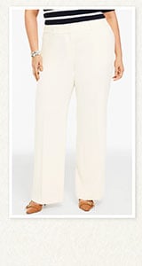 Pants Plus Wide Leg