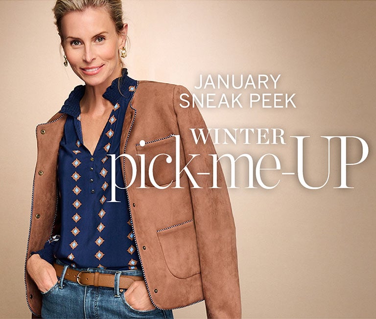 January Sneak peek. Winter pick-me-up.