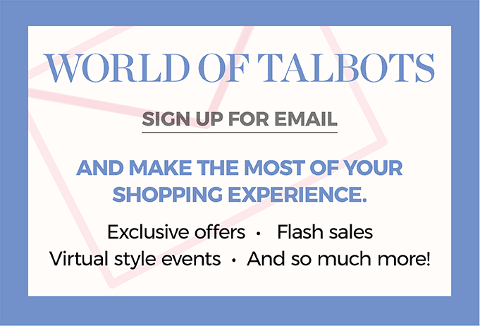 Talbots Email email-signup