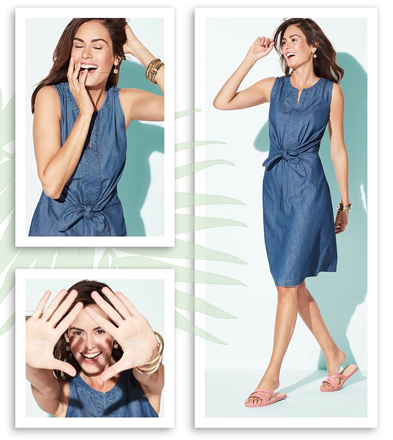 Talbots store summer clothes